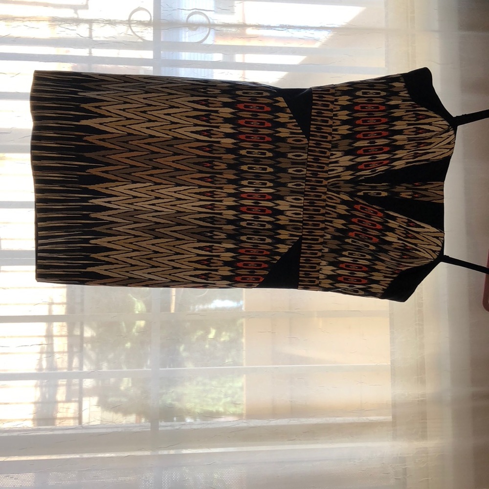 BEBE Strappy Multicolored Dress